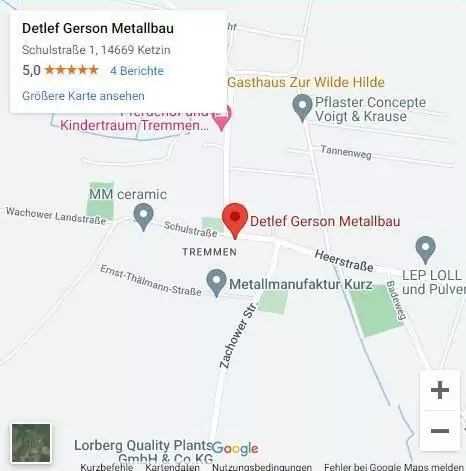 Google map für DGM